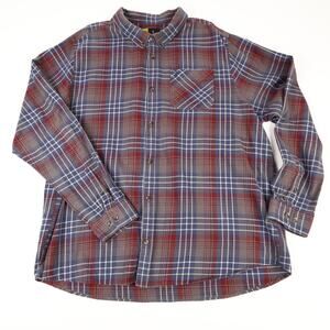 Browning Big Mens XXXL 3XL Button Down Flannel Long Sleeve Plaid Shirt